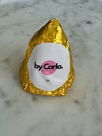 Conito de dulce de leche con chocolate negro