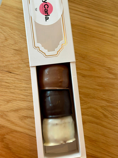 Cajita de minis marplatenses de chocolate- Trilogía de chocolate